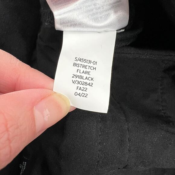 Gap High Rise BiStretch Flare Pants in Black - Picture 8 of 8
